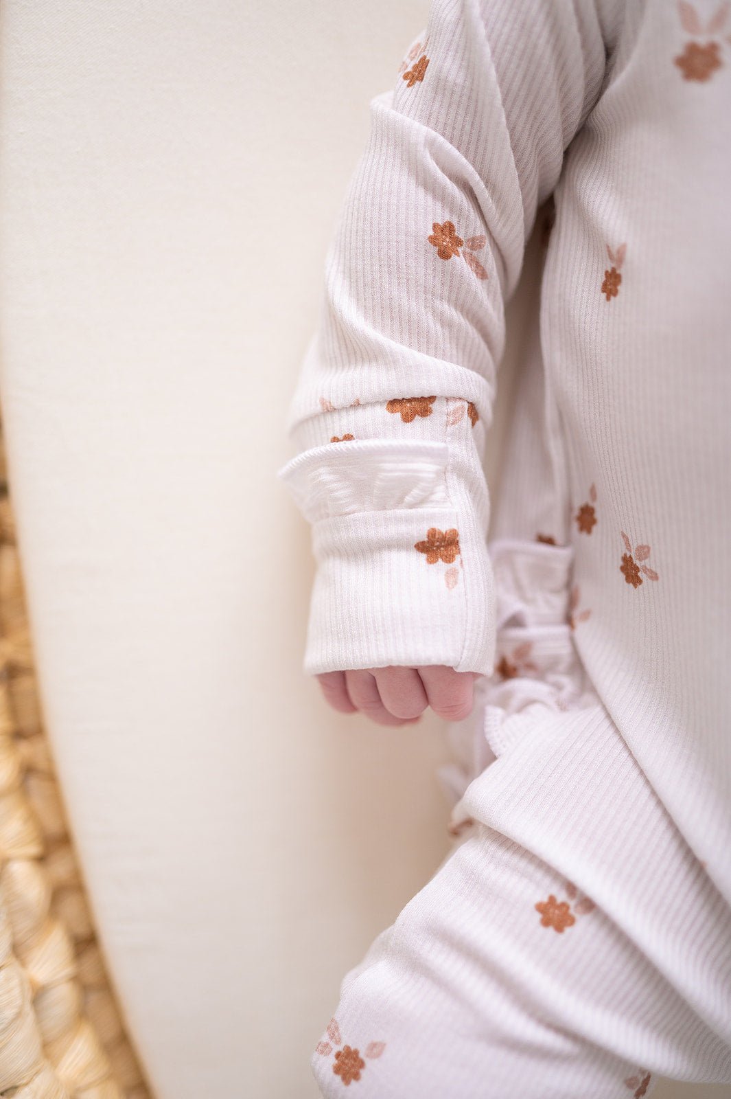 Ruffle Zipper One Piece - Fleur - Harp Angel Boutique