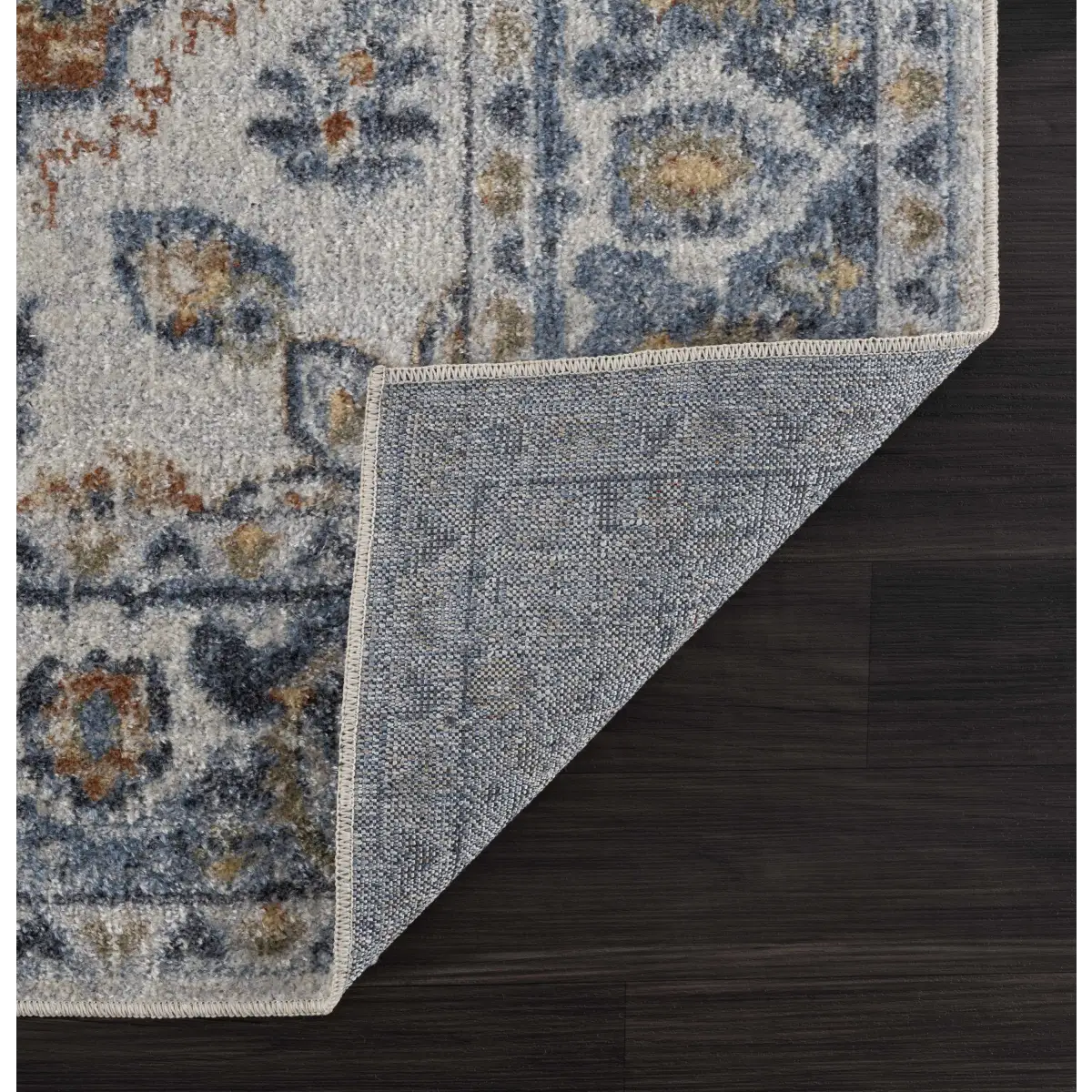 Rust Hiti Washable Area Rug - Boutique Rugs