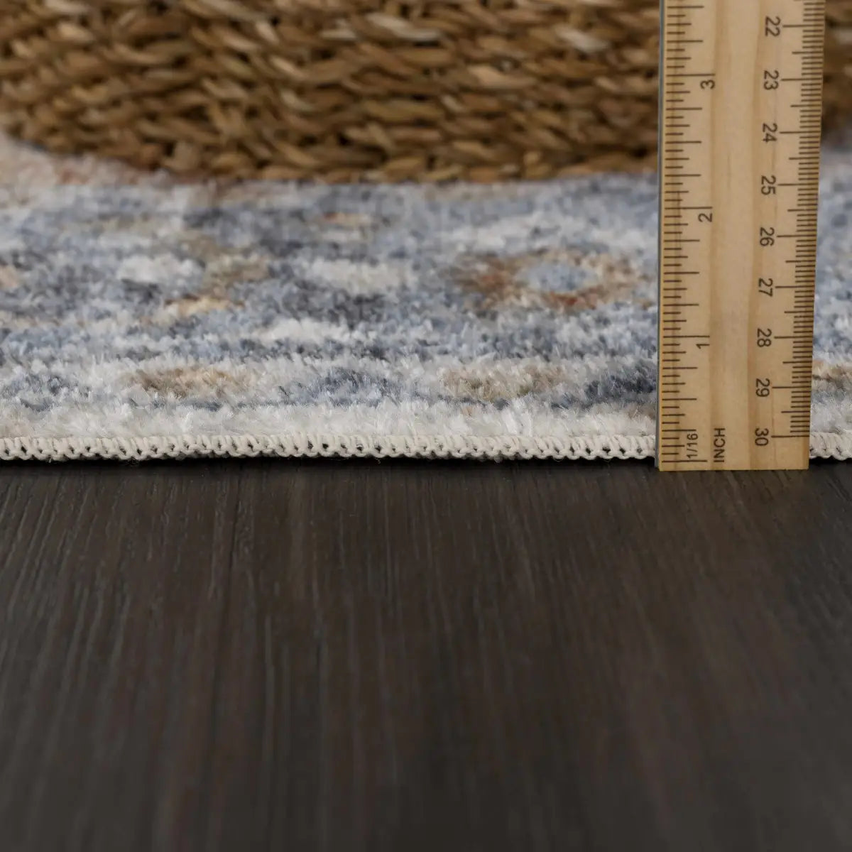 Rust Hiti Washable Area Rug - Boutique Rugs
