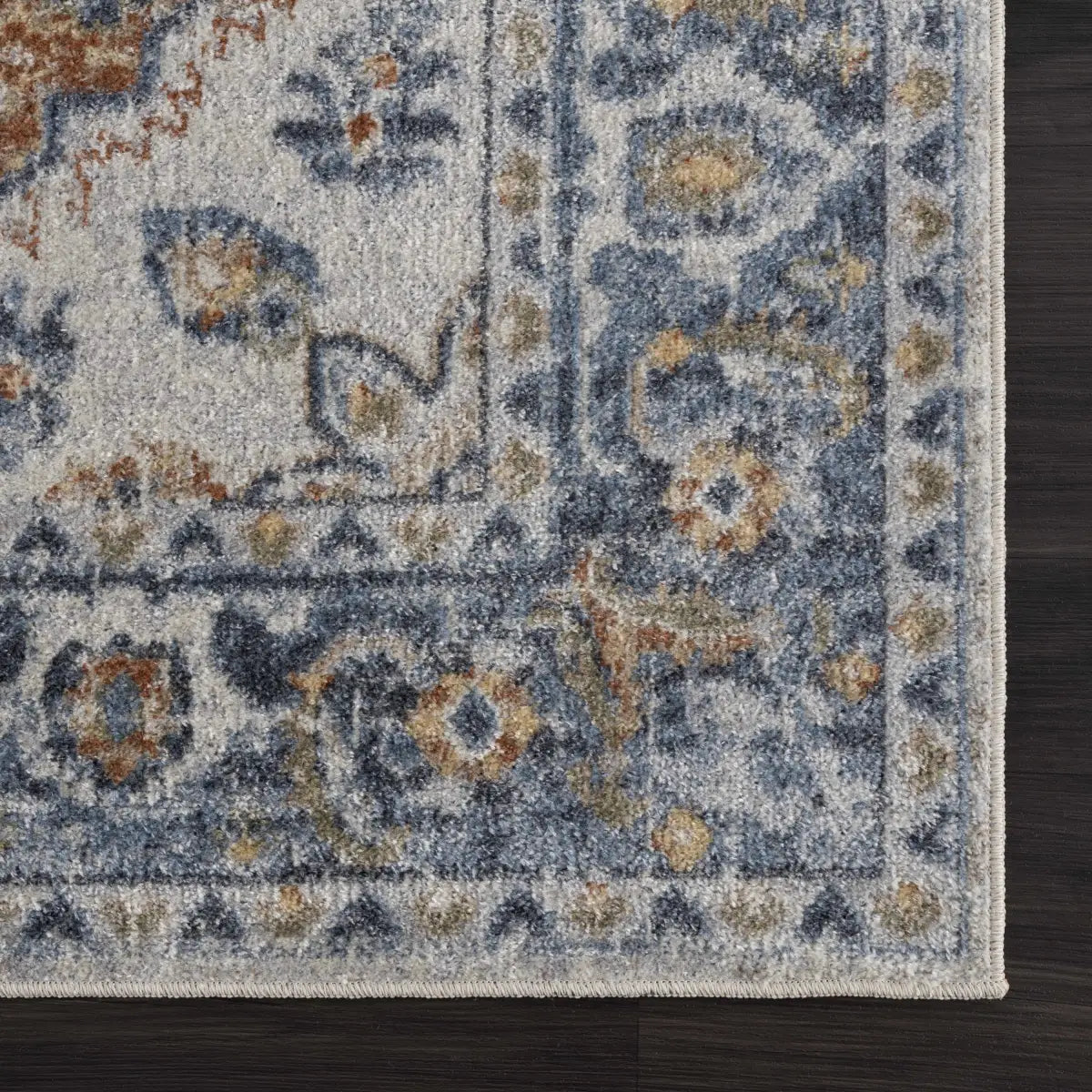 Rust Hiti Washable Area Rug - Boutique Rugs