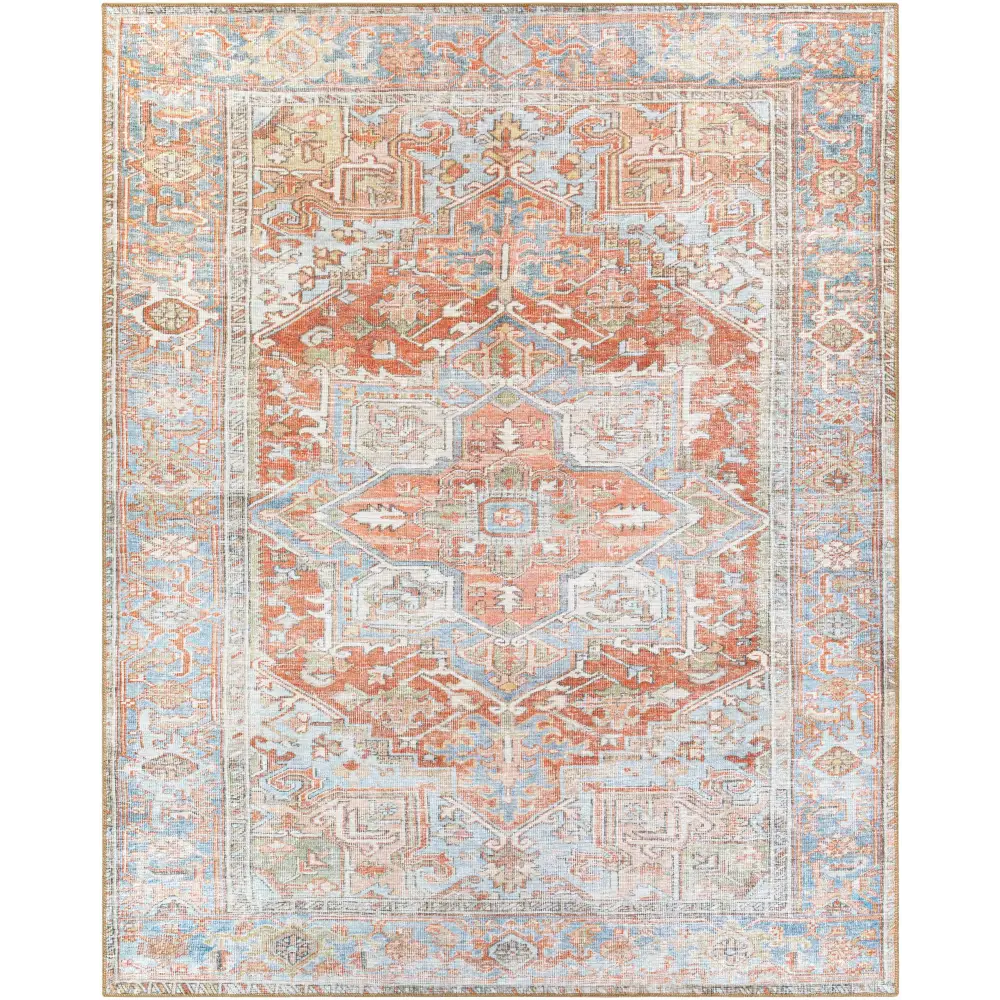 Rust Maayon Washable Rug - 7’6’’ x 9’6’’ Rectangle - Boutique Rugs