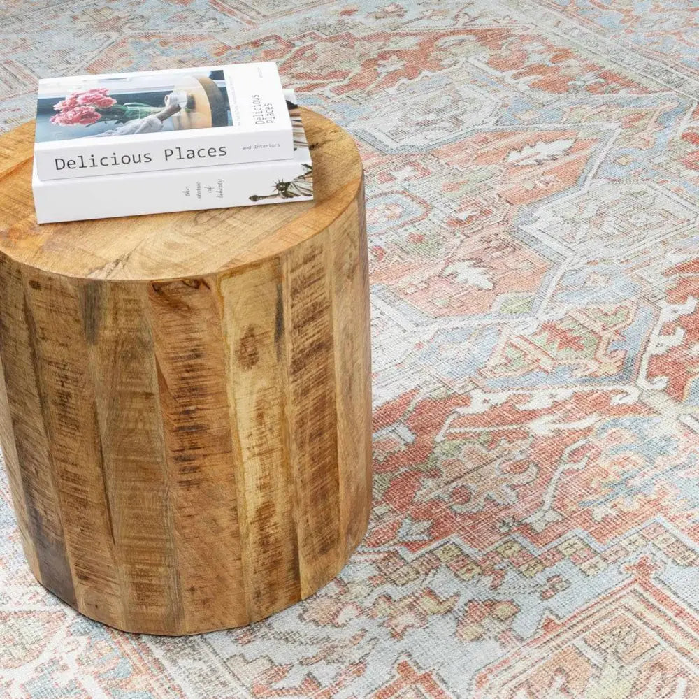 Rust Maayon Washable Rug - Boutique Rugs