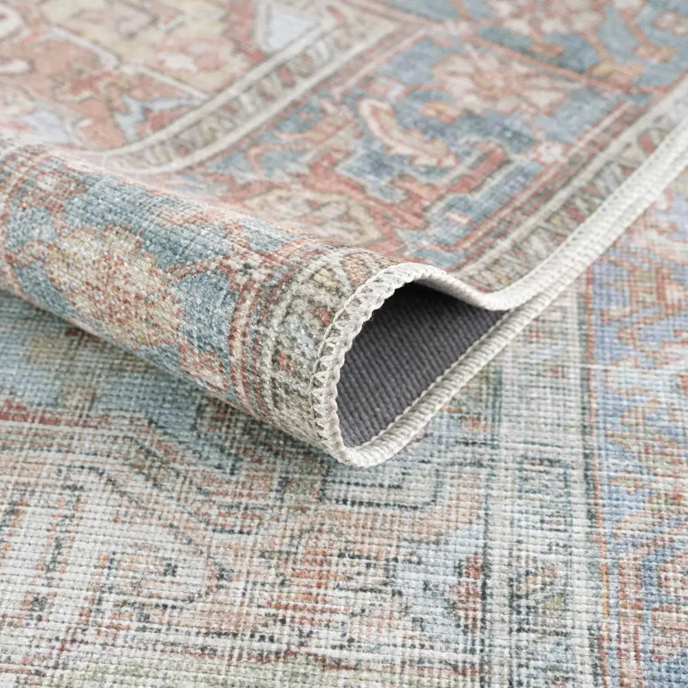 Rust Maayon Washable Rug - Boutique Rugs