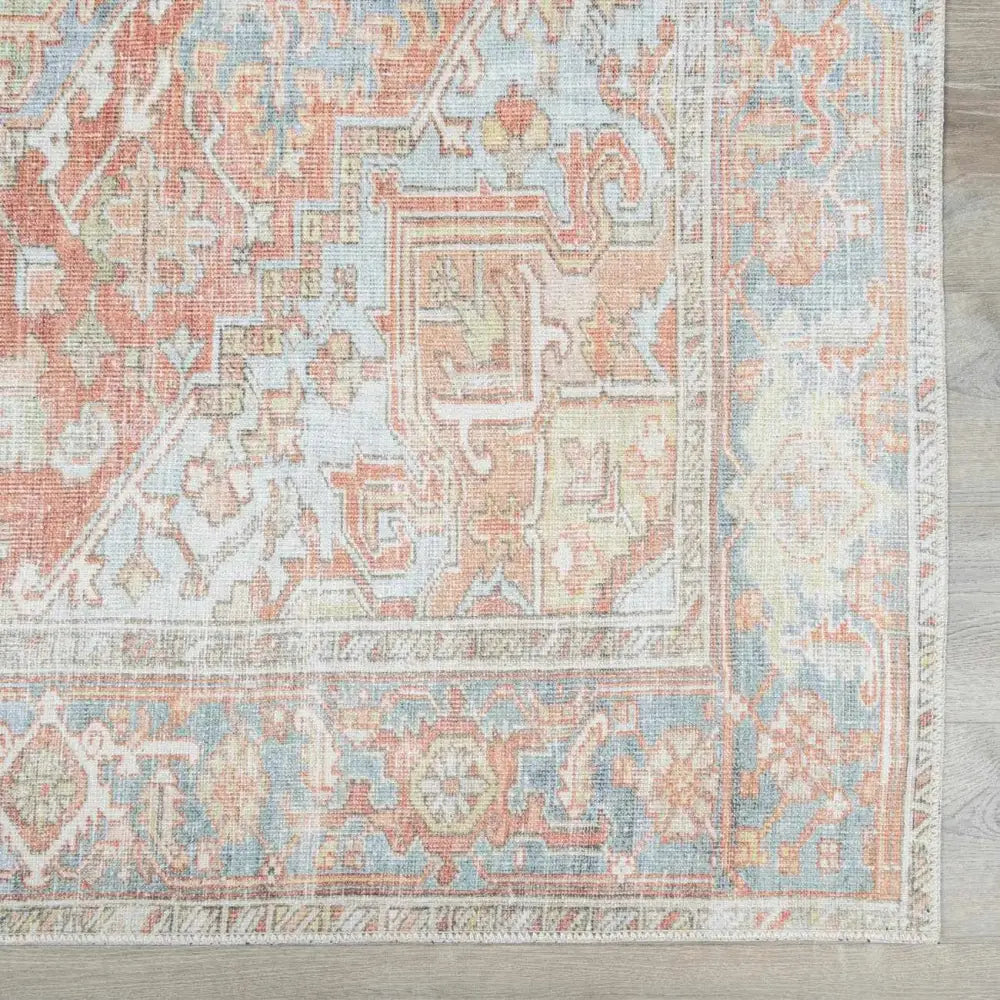 Rust Maayon Washable Rug - Boutique Rugs