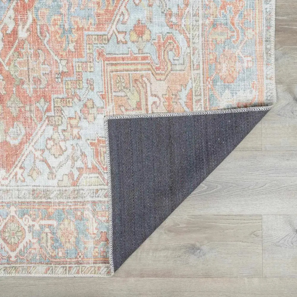 Rust Maayon Washable Rug - Boutique Rugs