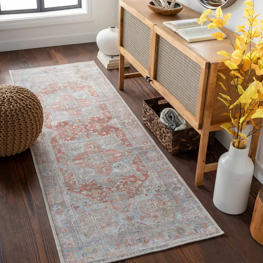 Rust Maayon Washable Rug - Boutique Rugs