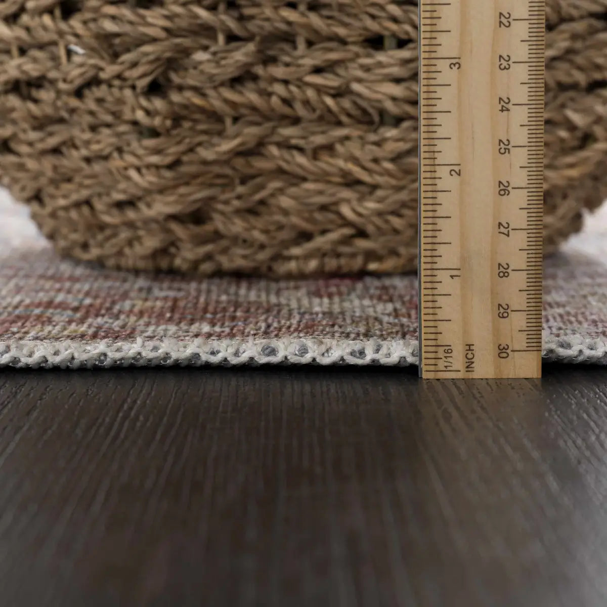 Rust Mair Traditional Washable Area Rug - Boutique Rugs