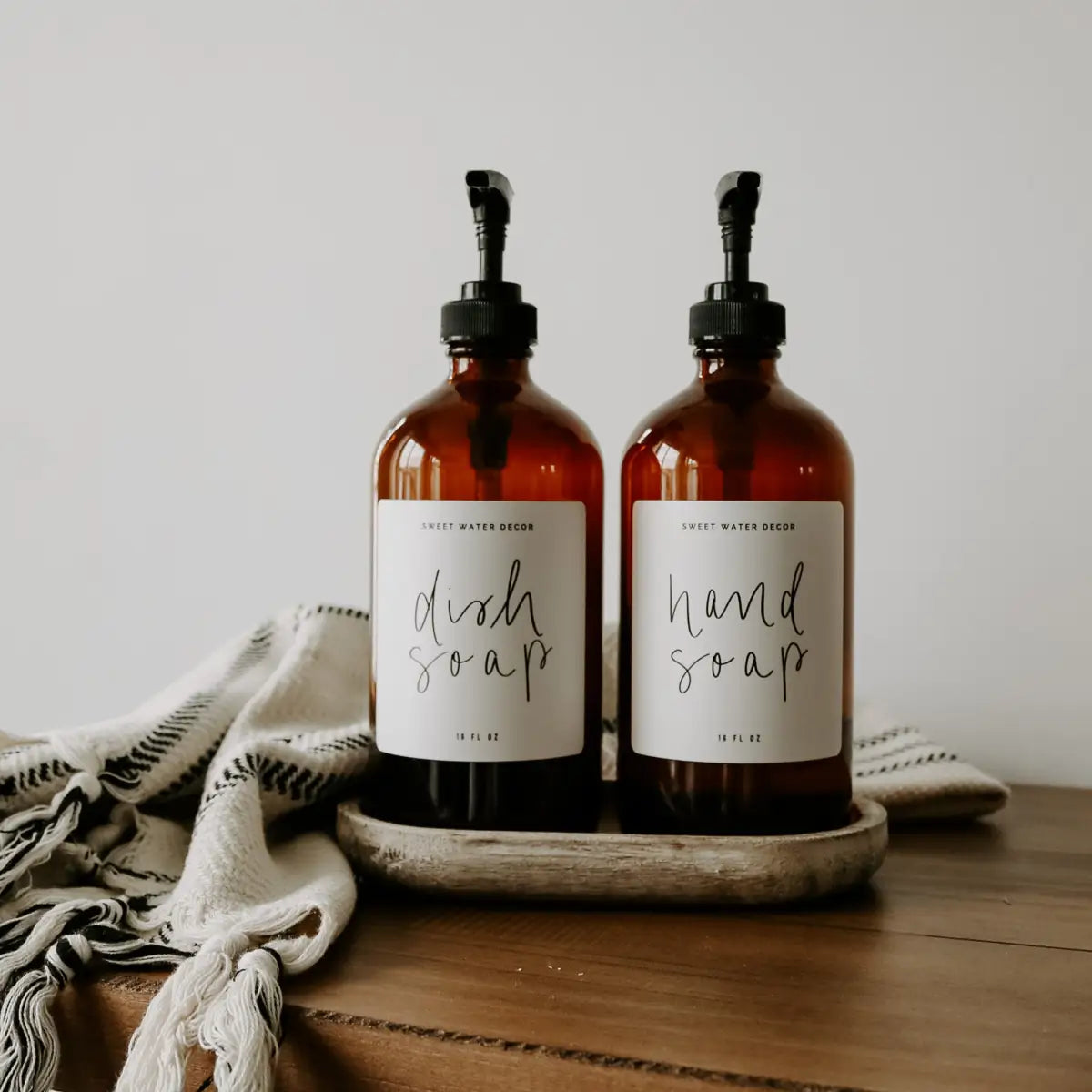 Rustic Wood Tray - Sweet Water Decor