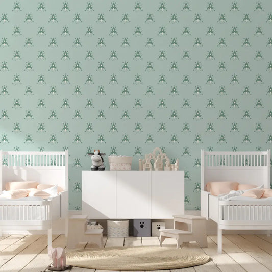 Ryan Wallpaper - Rocket Spaceship - by Antonela Fulir - Loomwell Home Goods