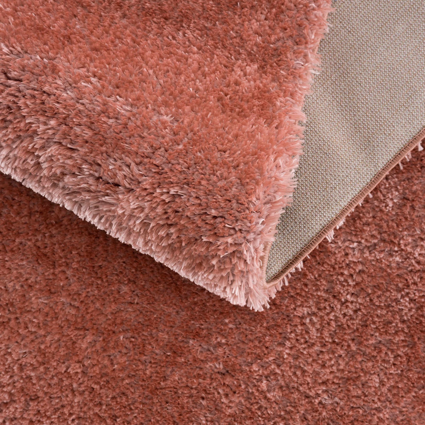 Heavenly Solid Pink Plush Rug - Clearance - Boutique Rugs