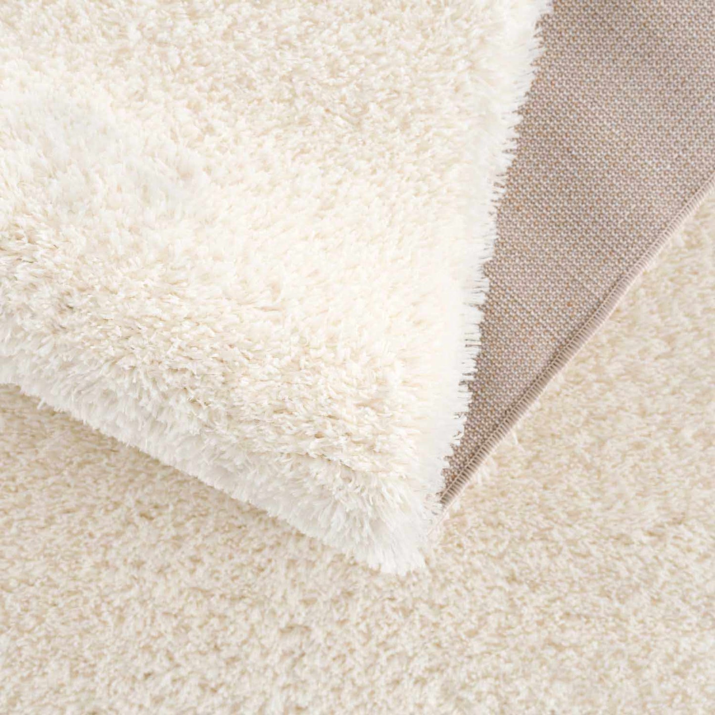 Heavenly Solid Cream Plush Rug - 2’ x 3’ Rectangle - Boutique Rugs