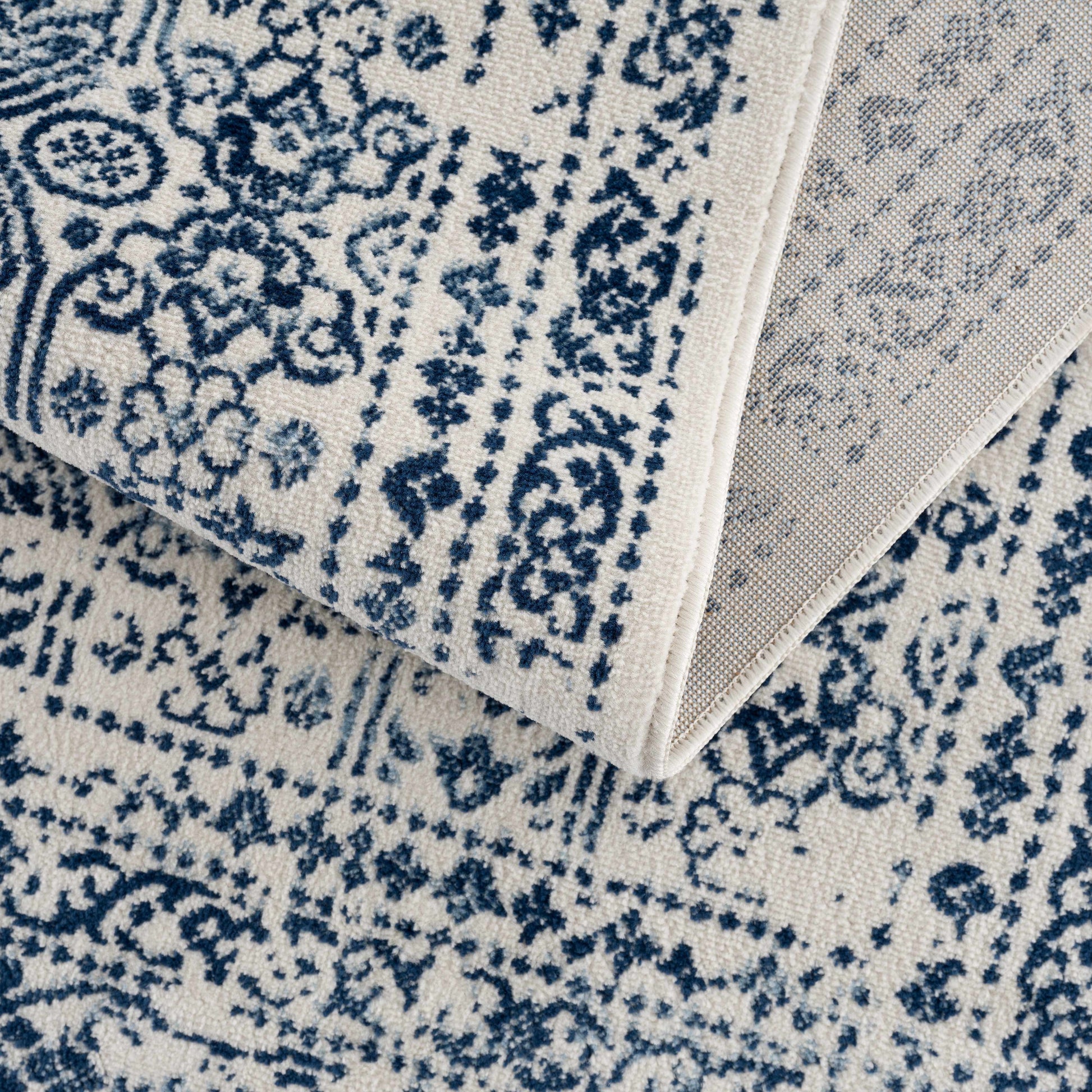 Michie Blue Area Rug - Clearance - Boutique Rugs