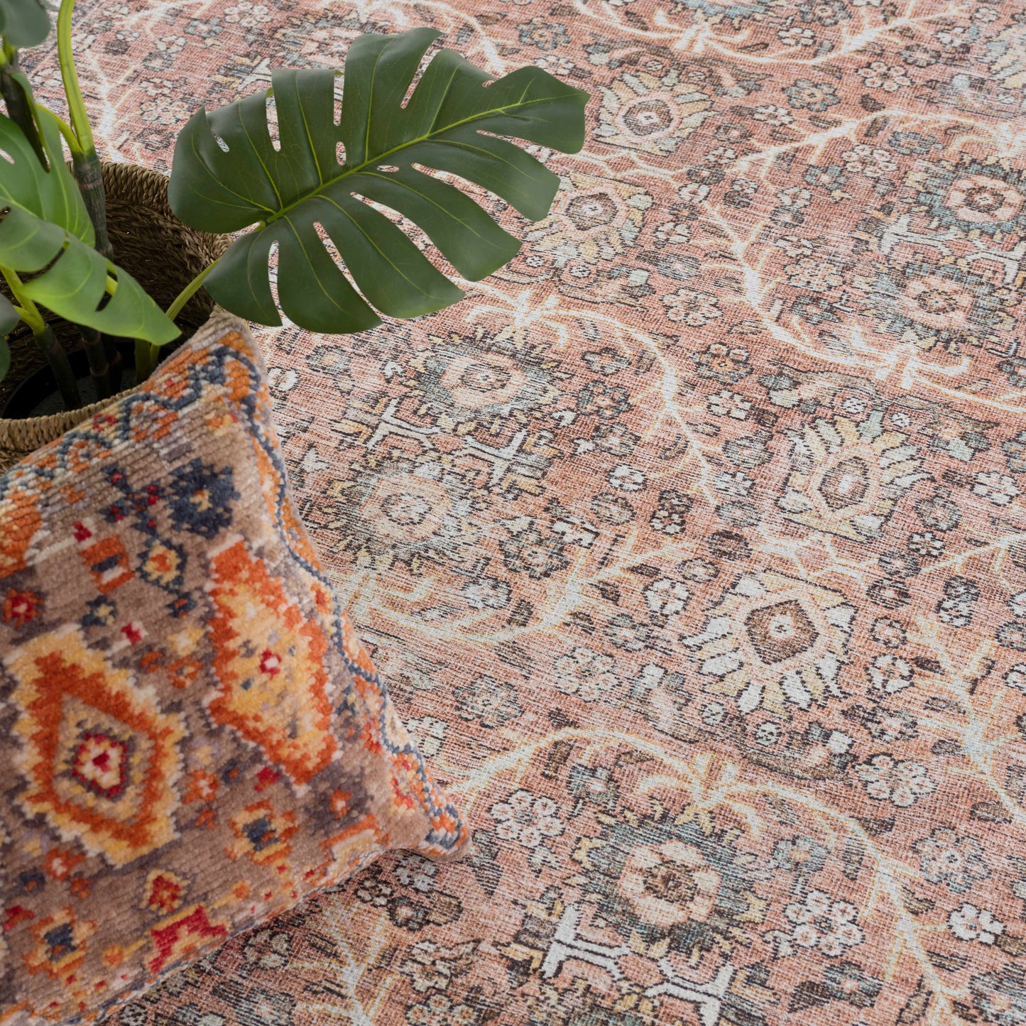 Bian Washable Distressed Rug - Limited Edition - Boutique Rugs