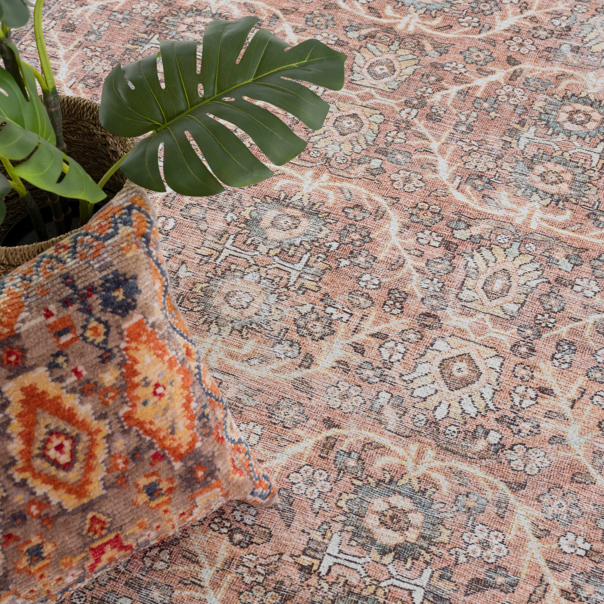 Bian Washable Distressed Rug - Limited Edition - Boutique Rugs