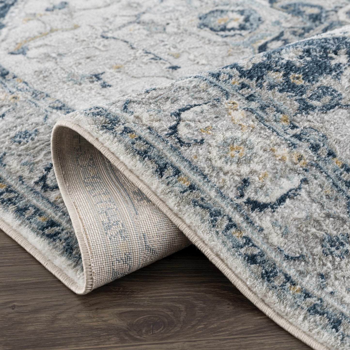 Liverpool Blue Area Rug - Clearance - Boutique Rugs