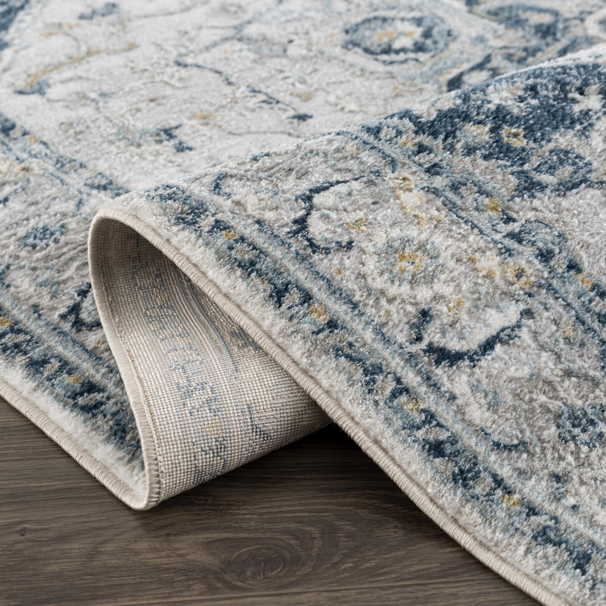 Liverpool Blue Area Rug - Clearance - Boutique Rugs