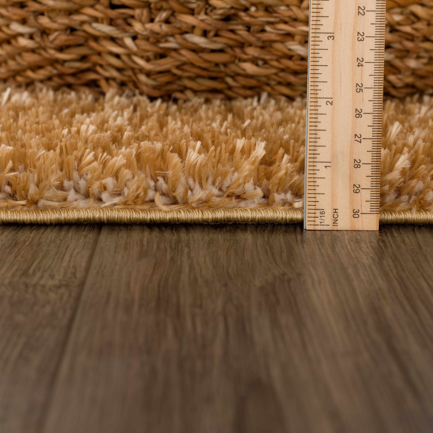 Heavenly Solid Mustard Plush Rug - Clearance - Boutique Rugs