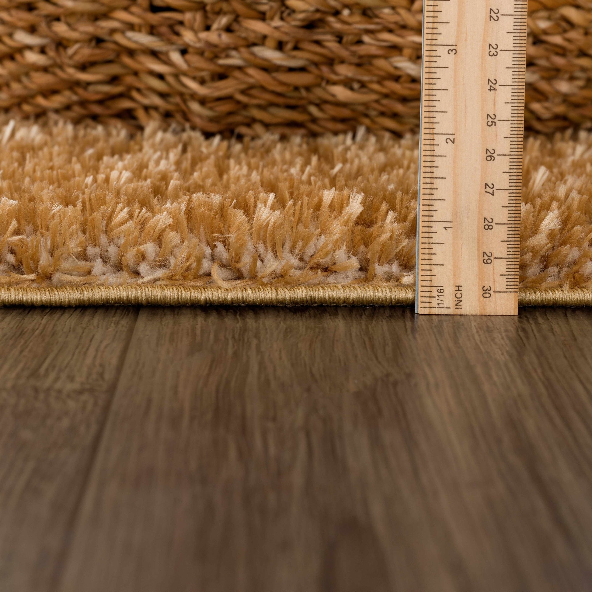 Heavenly Solid Mustard Plush Rug - Clearance - Boutique Rugs