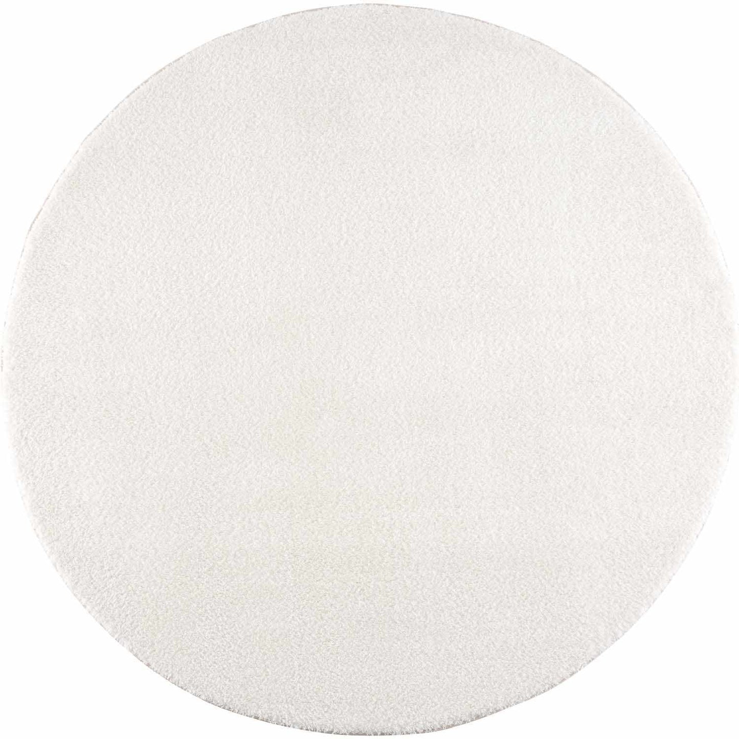 Heavenly Solid Cream Plush Rug - Boutique Rugs