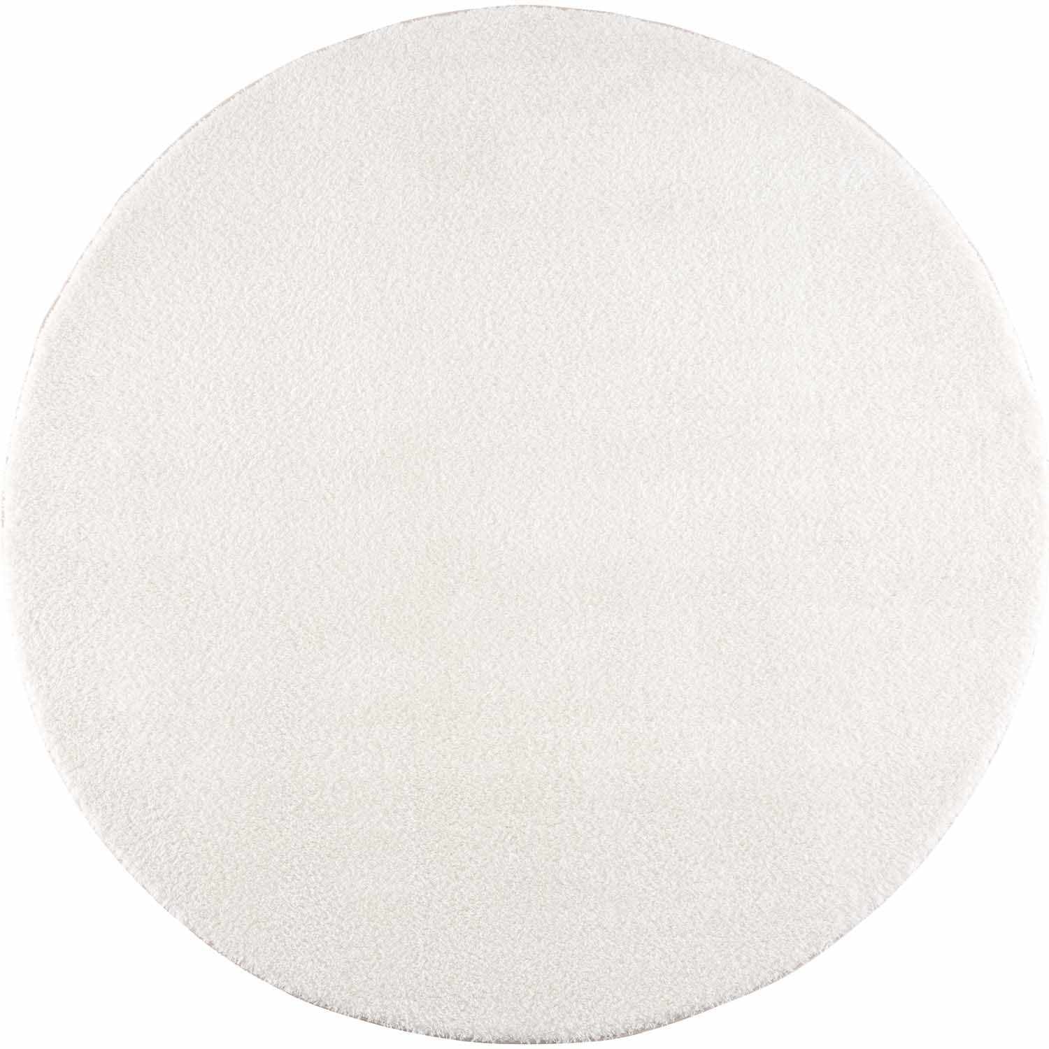 Heavenly Solid Cream Plush Rug - Boutique Rugs