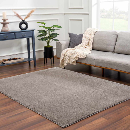 Heavenly Solid Gray Plush Rug - Clearance - Boutique Rugs