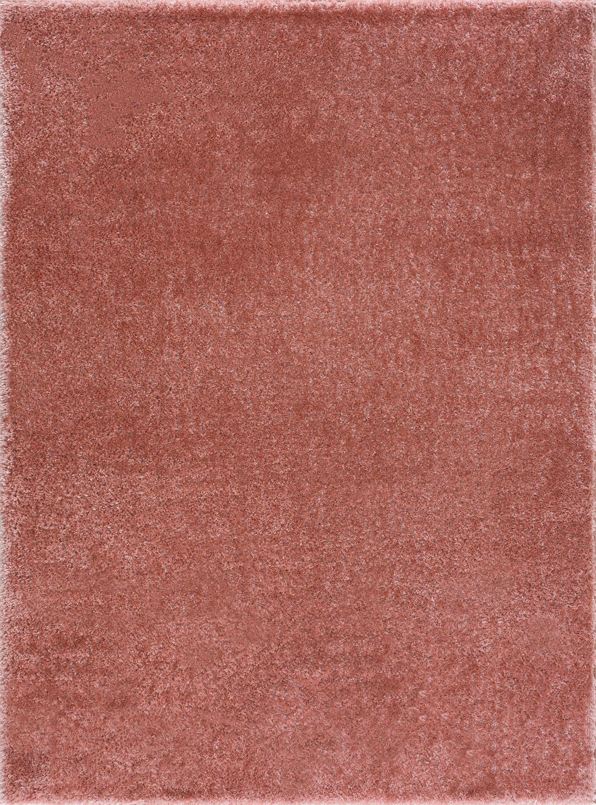 Heavenly Solid Pink Plush Rug - Clearance - Boutique Rugs