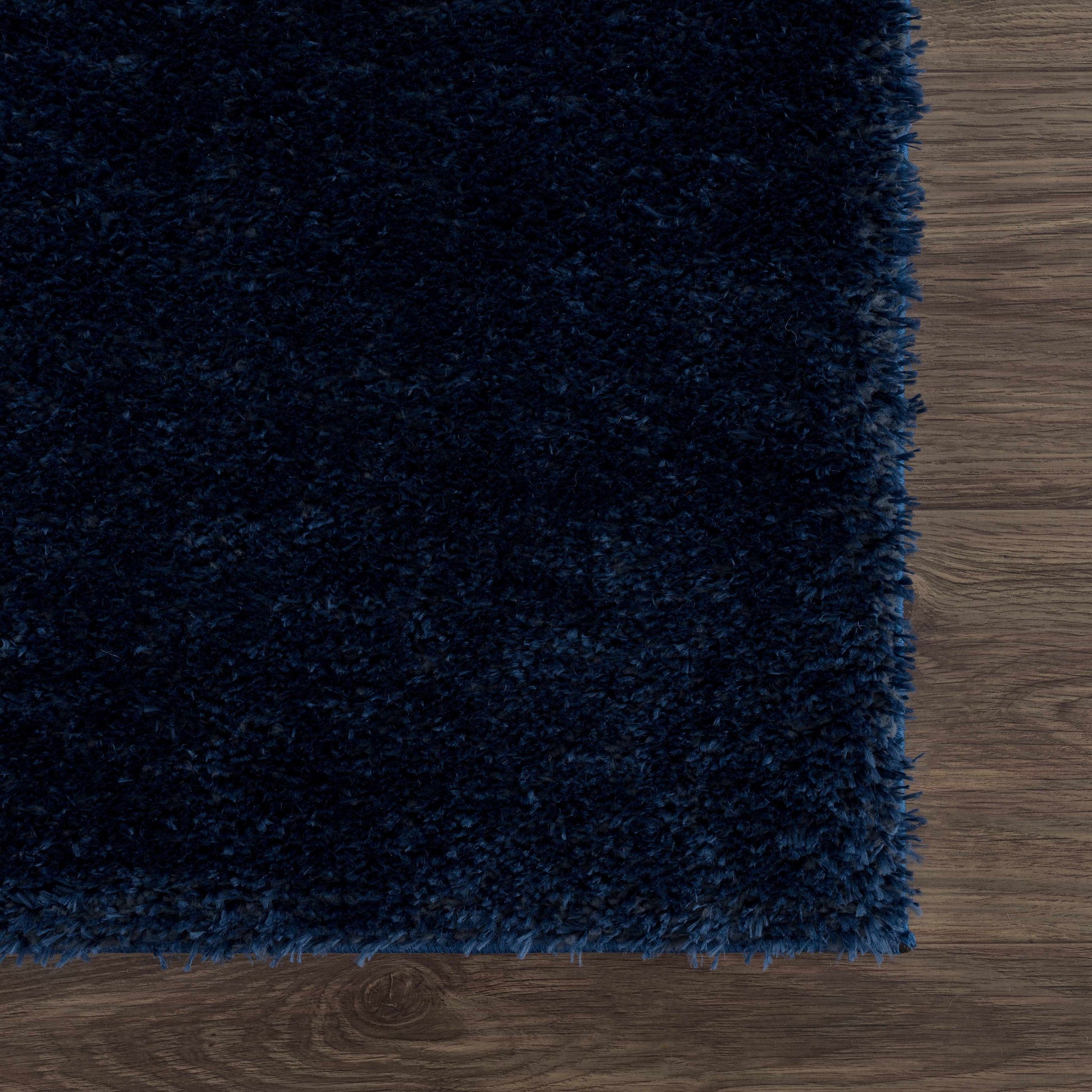 Heavenly Solid Navy Blue Shag Rug - Clearance - 2’ x 3’ Rectangle - Boutique Rugs
