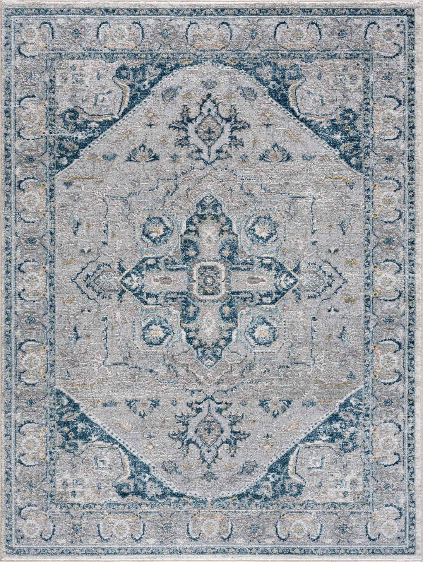 Liverpool Blue Area Rug - Clearance - Boutique Rugs