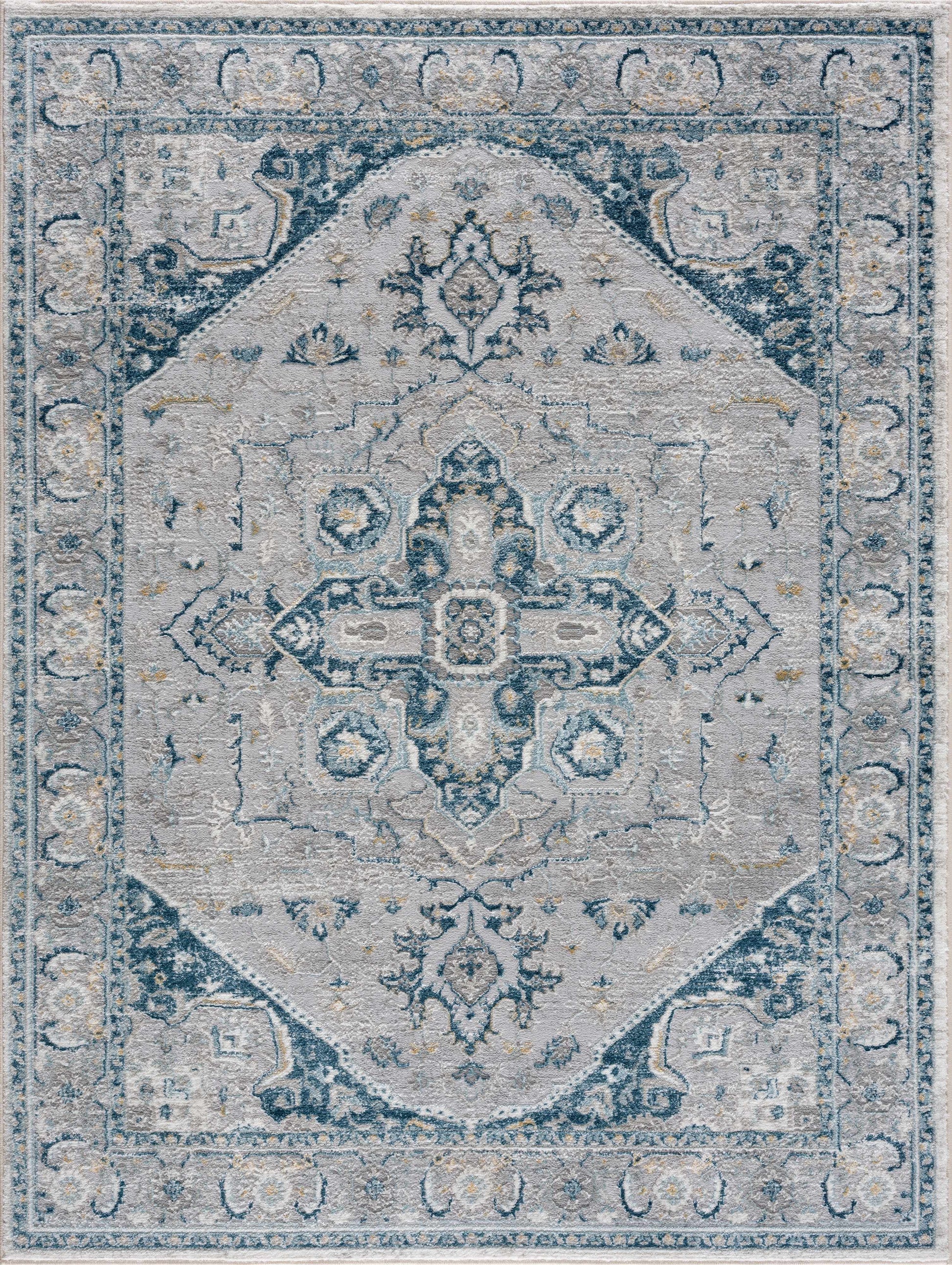 Liverpool Blue Area Rug - Clearance - Boutique Rugs
