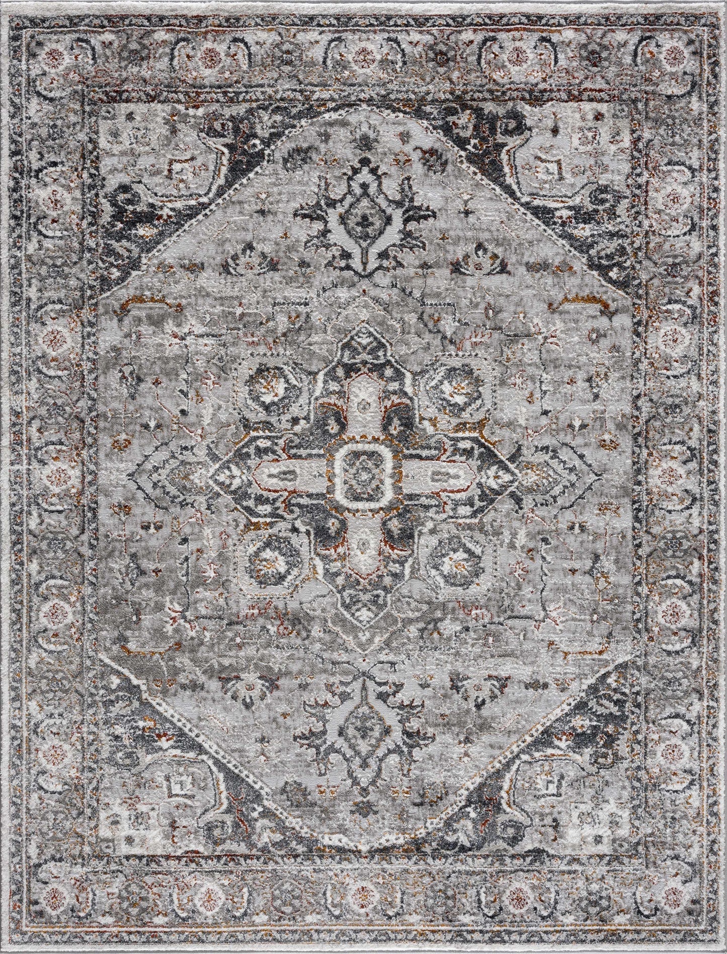 Liverpool Dark Gray Area Rug - Clearance