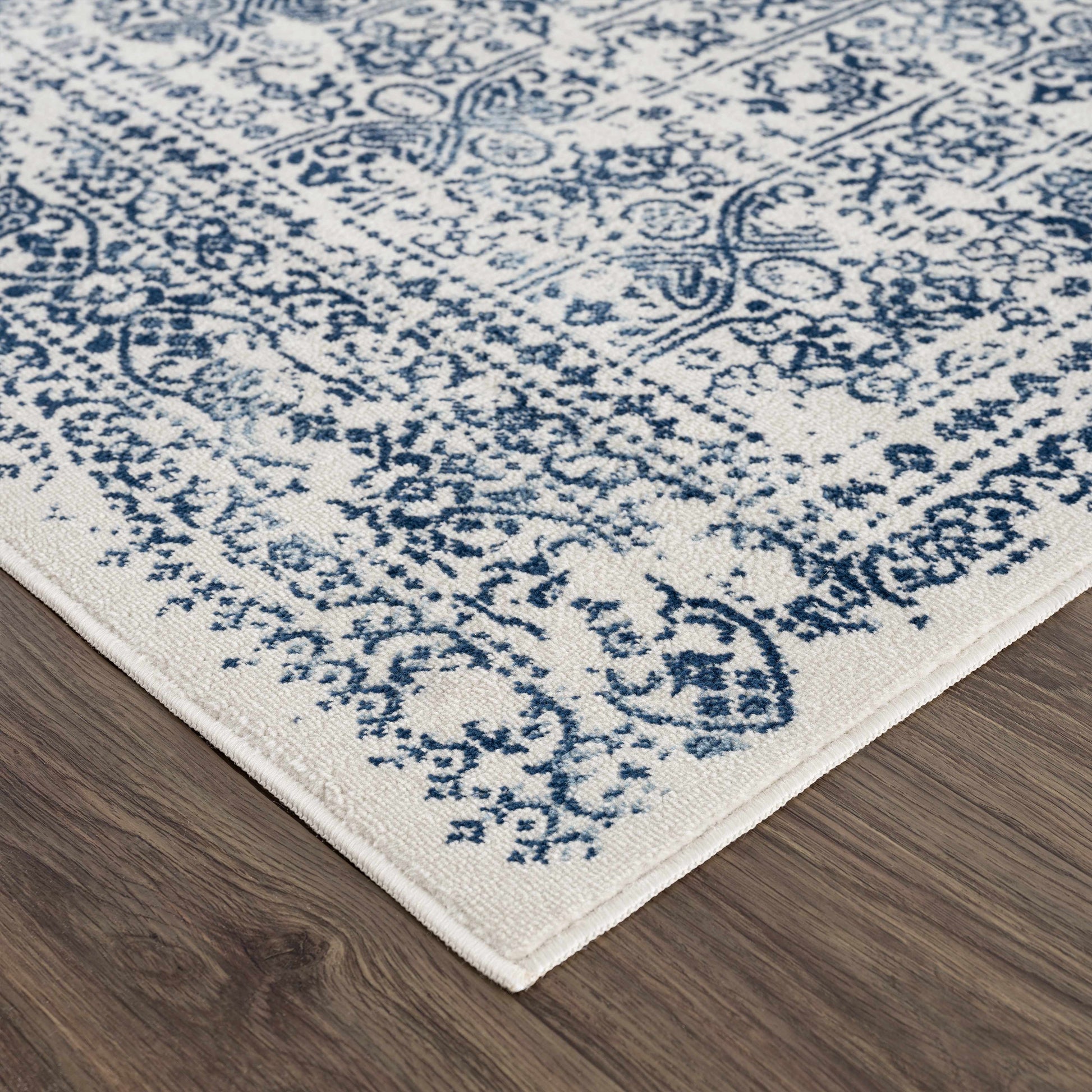 Michie Blue Area Rug - Clearance - Boutique Rugs