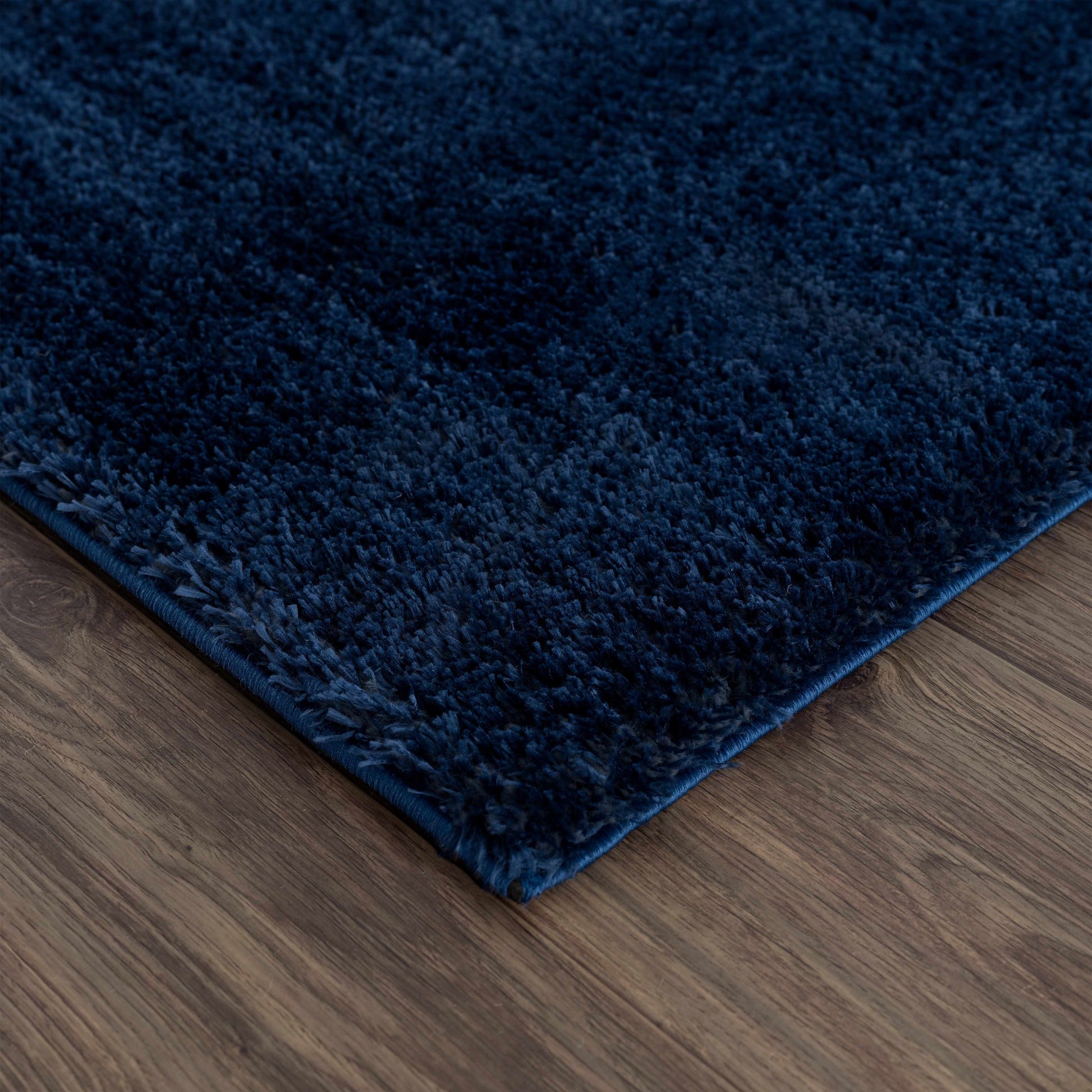 Heavenly Solid Navy Blue Shag Rug - Clearance - Boutique Rugs