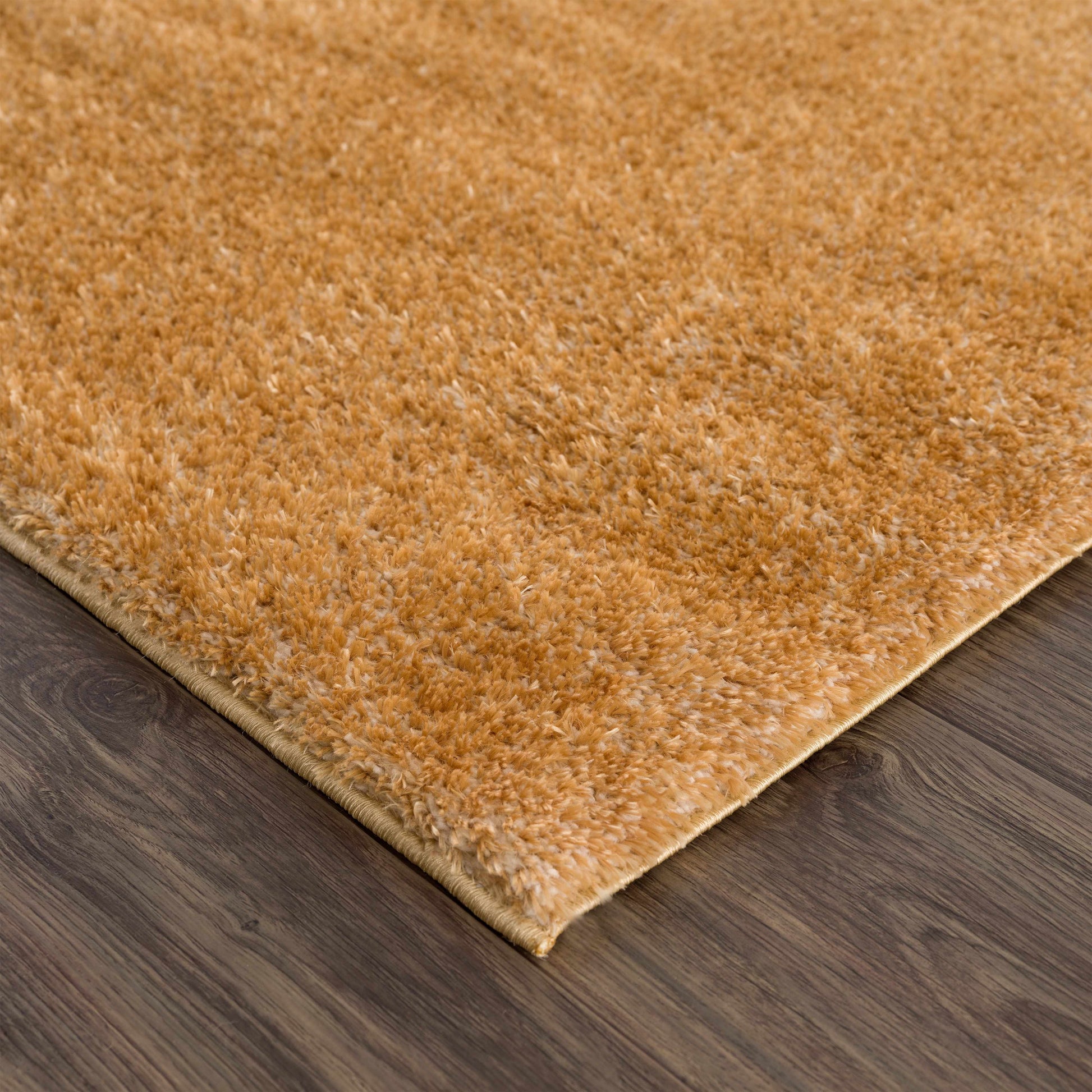 Heavenly Solid Mustard Plush Rug - Clearance - Boutique Rugs