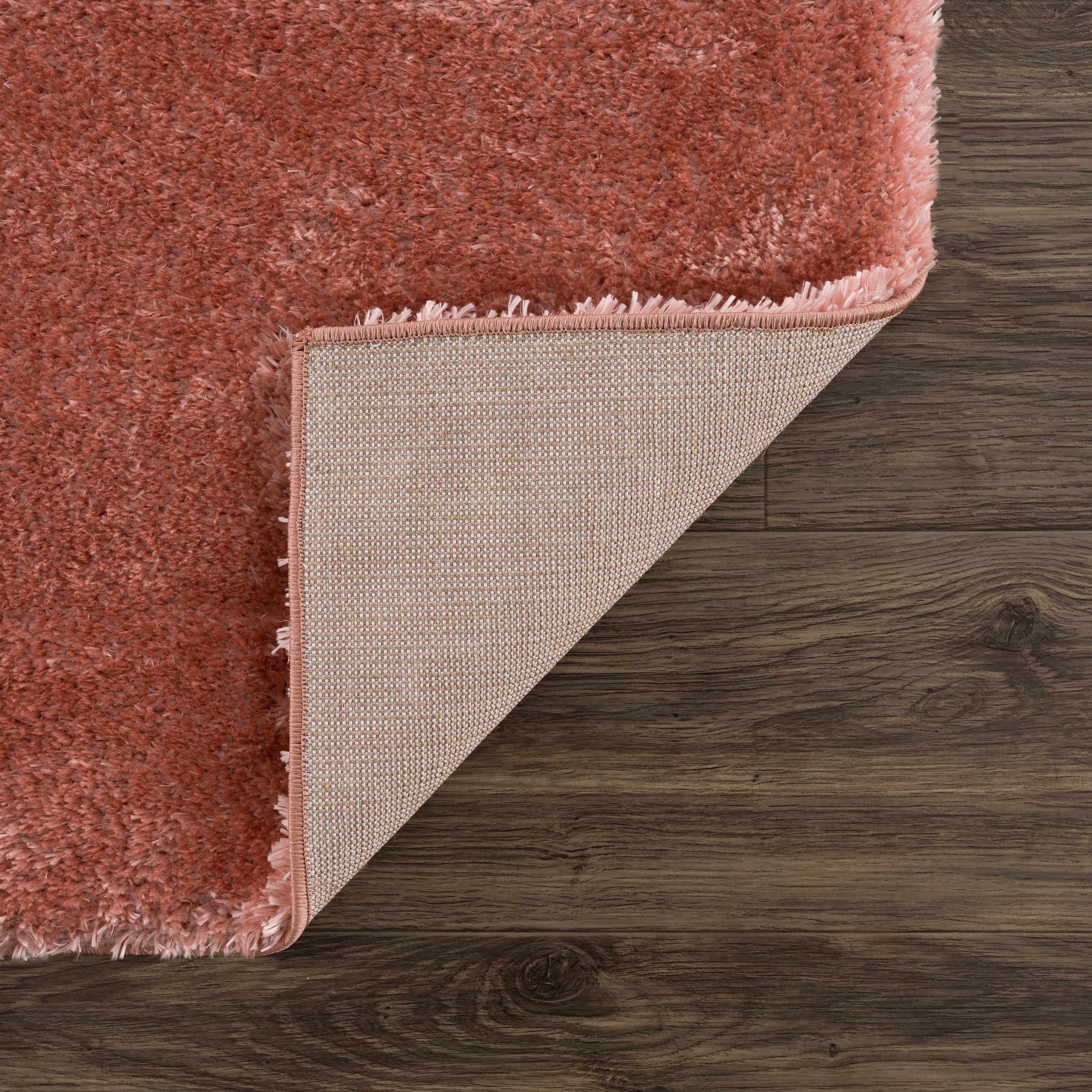 Heavenly Solid Pink Plush Rug - Clearance - Boutique Rugs
