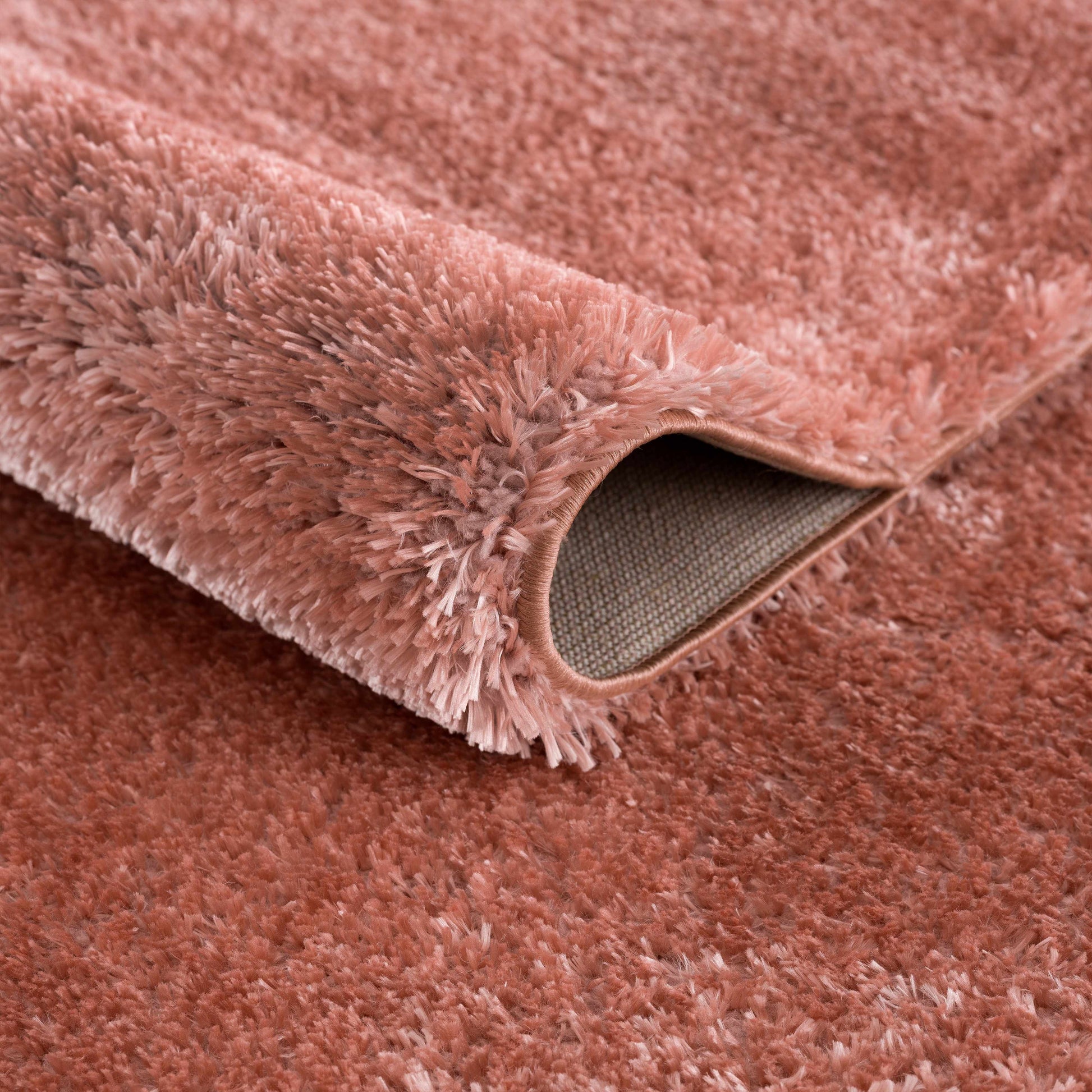Heavenly Solid Pink Plush Rug - Clearance - Boutique Rugs