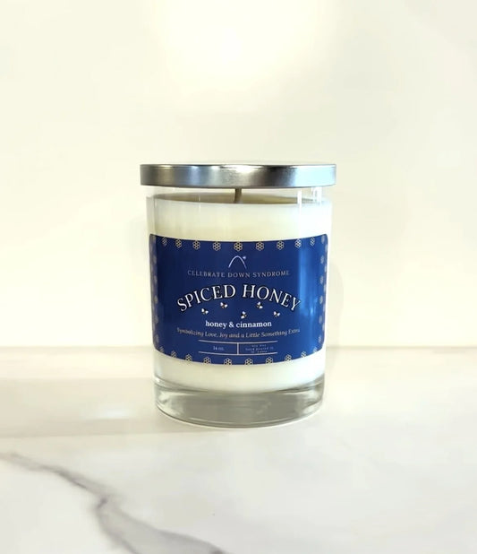 Spiced Honey Candle for Down Syndrome Awareness