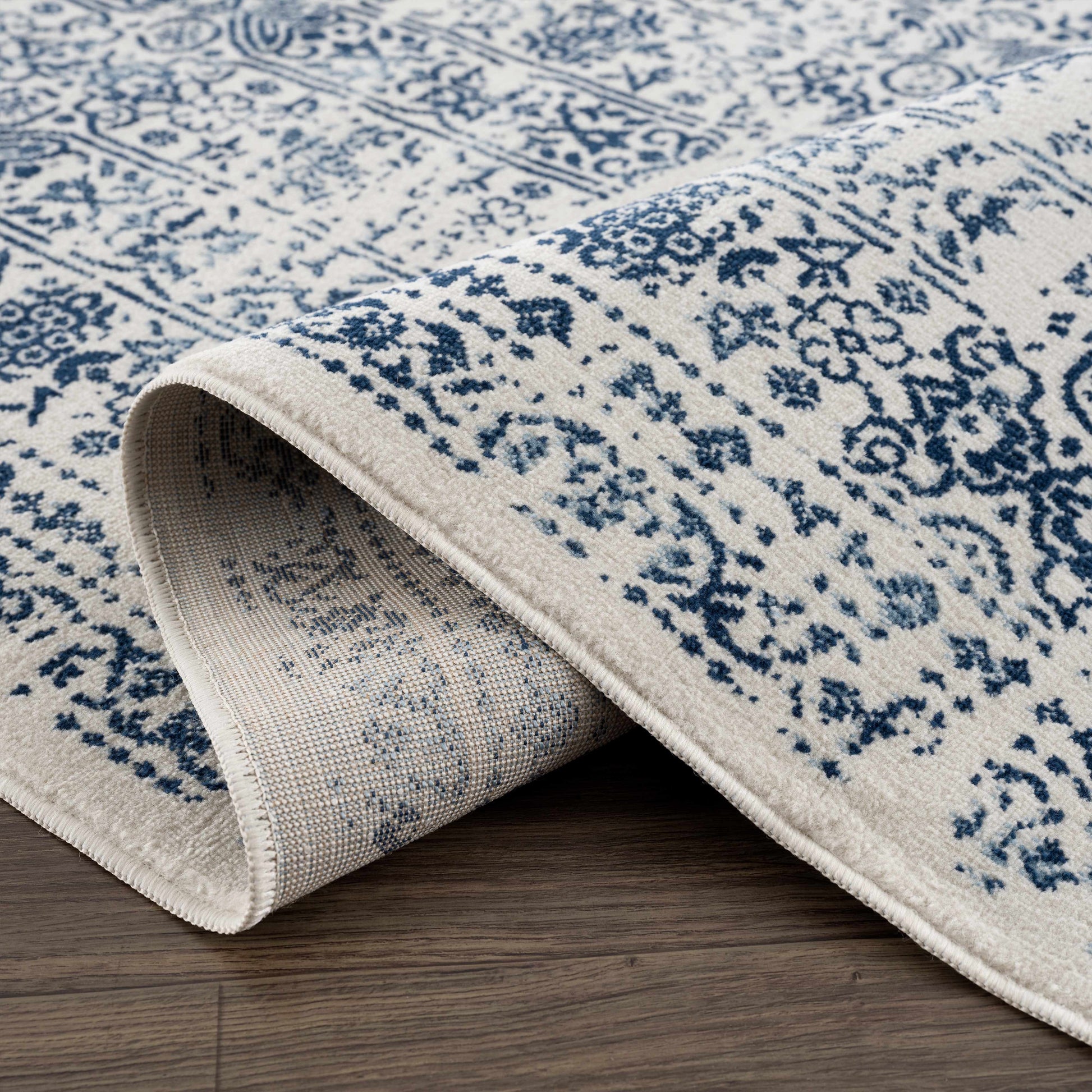 Michie Blue Area Rug - Clearance - Boutique Rugs