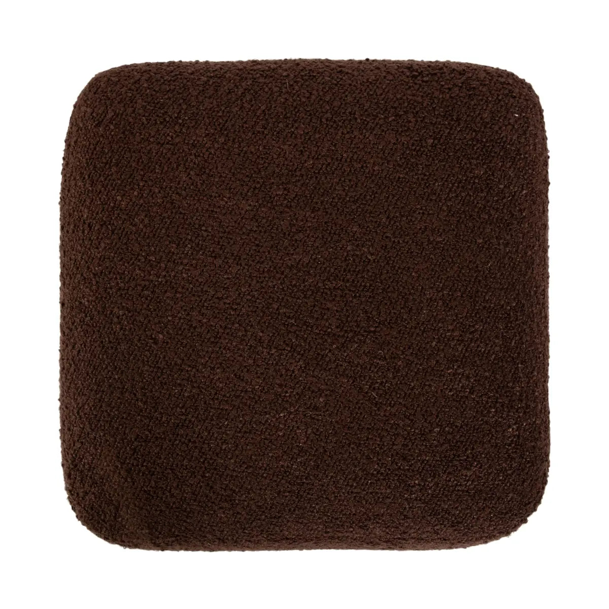 Sabri Modern Square Ottoman - Fabric and Wood - kateandlaurel