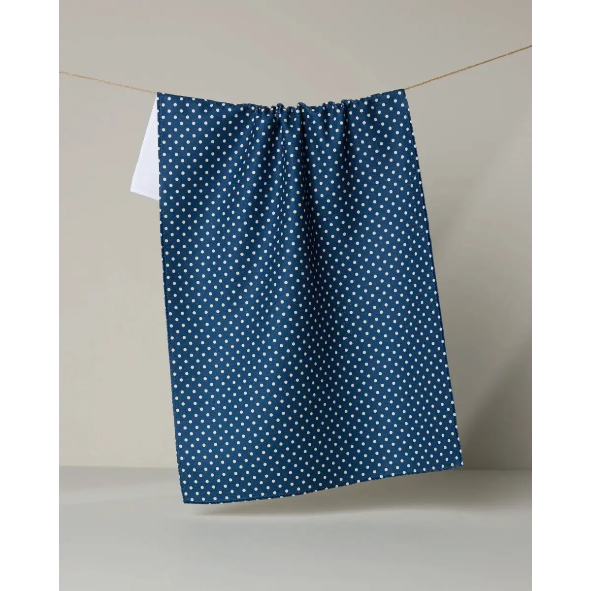 Kitchen Towel - Saddle Indigo - Geometry