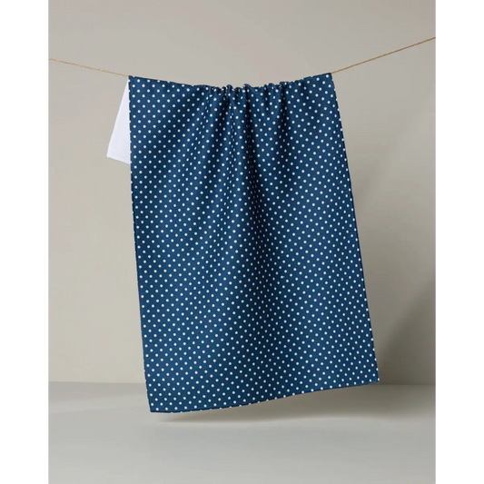 Kitchen Towel - Saddle Indigo - Geometry