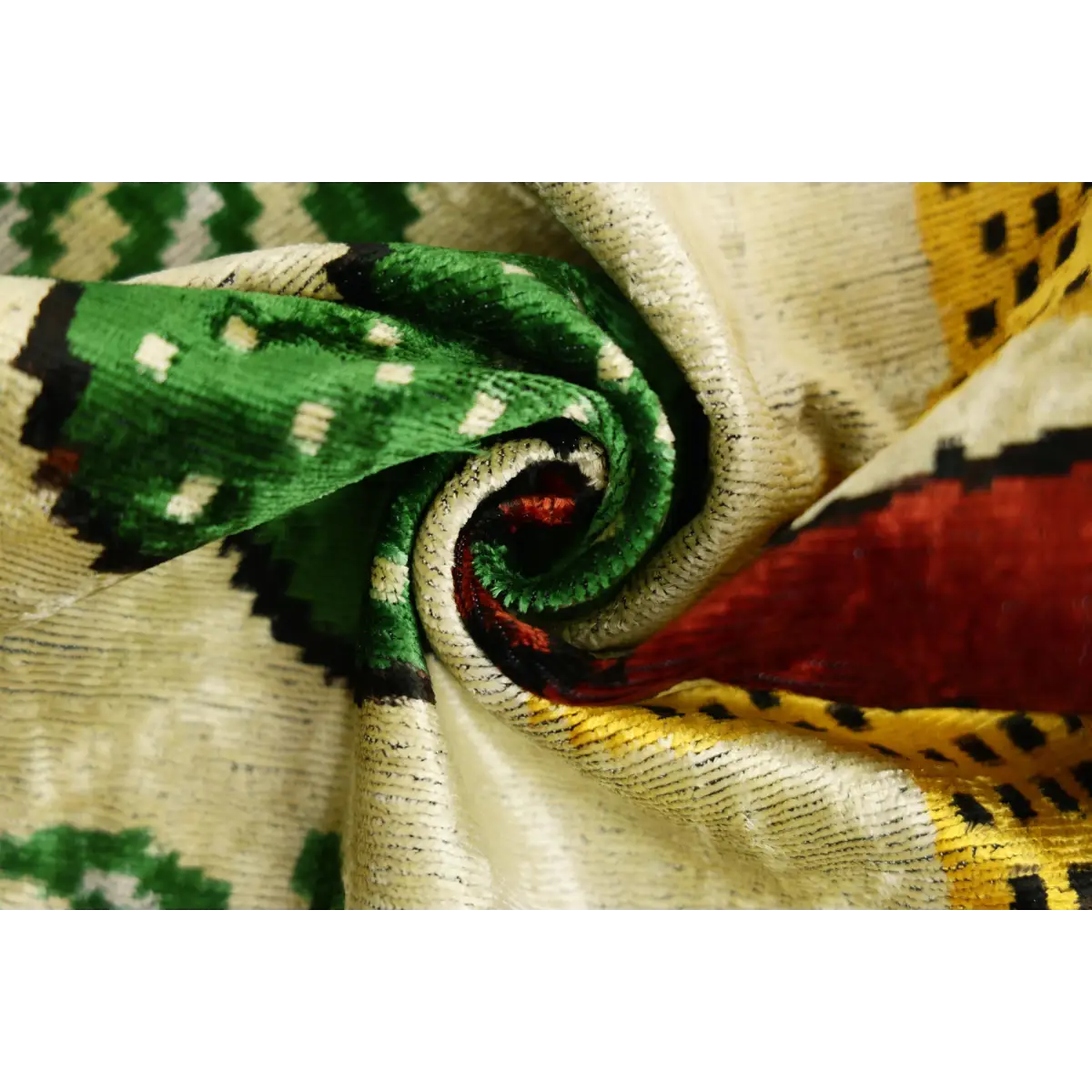 Safari Scene Silk Velvet Pillow 16x24 Handmade Luxury Cushion - Canvello