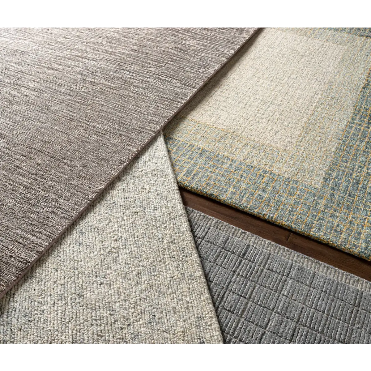 Sage Green Bordered Wool Rug - Boutique Rugs