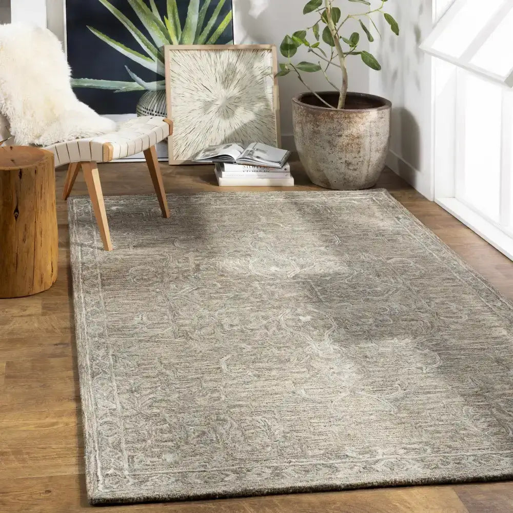 Sage Traditional Wool Blend Area Rug - Boutique Rugs