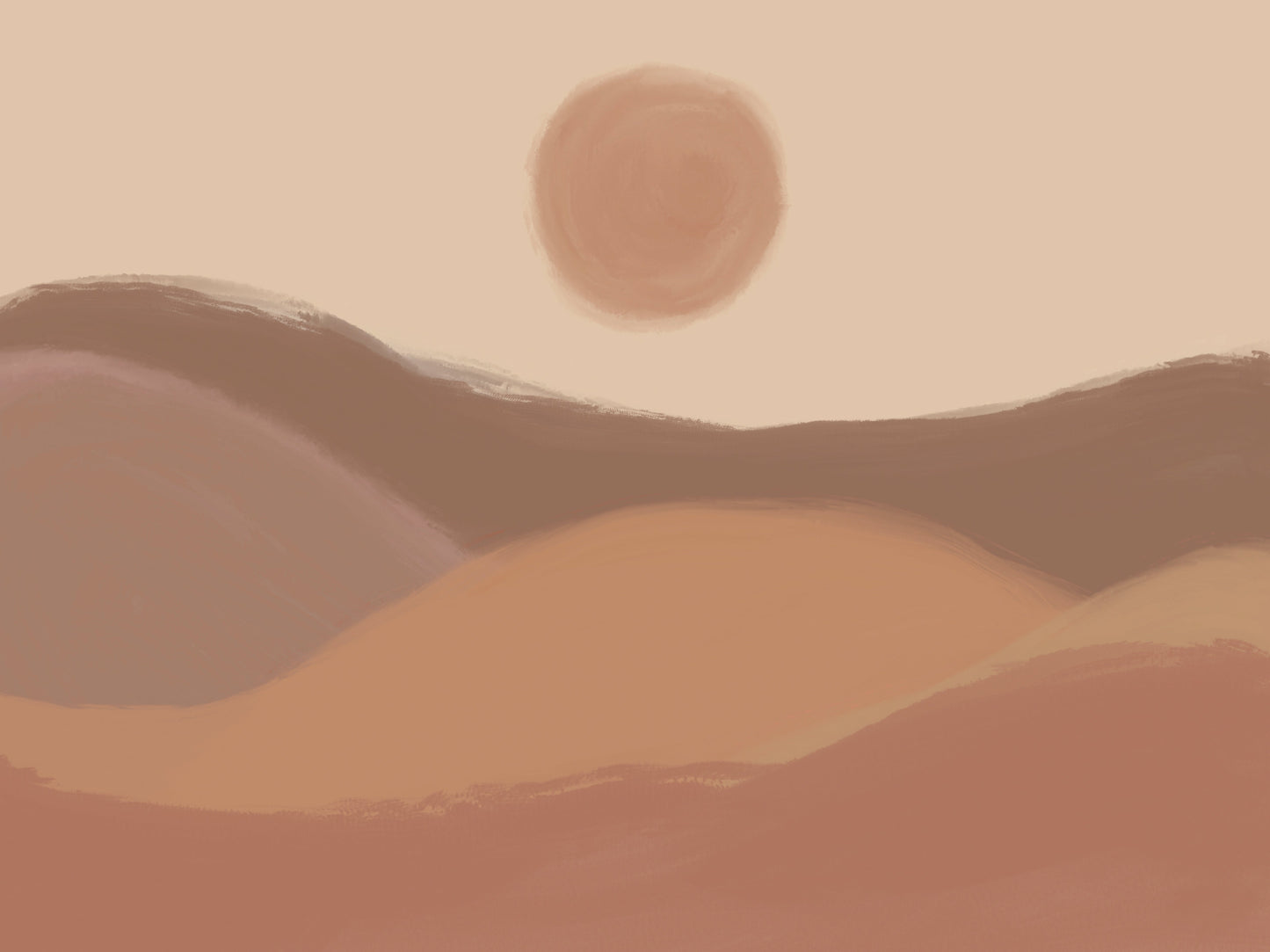 Sahara Wallpaper by Izzy - Sample 1 foot by 1 foot - Loomwell Home Goods