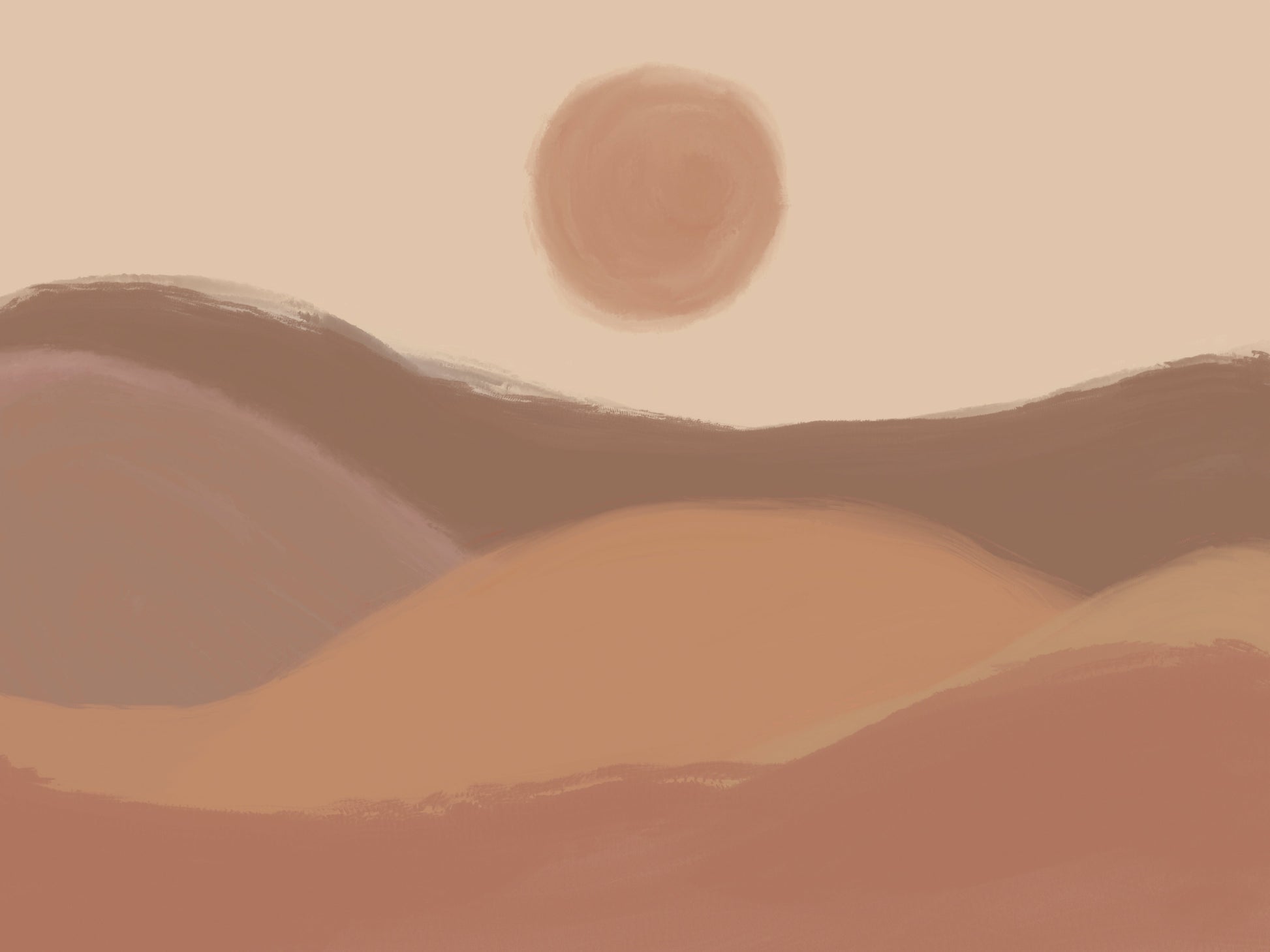 Sahara Wallpaper by Izzy - Sample 1 foot by 1 foot - Loomwell Home Goods