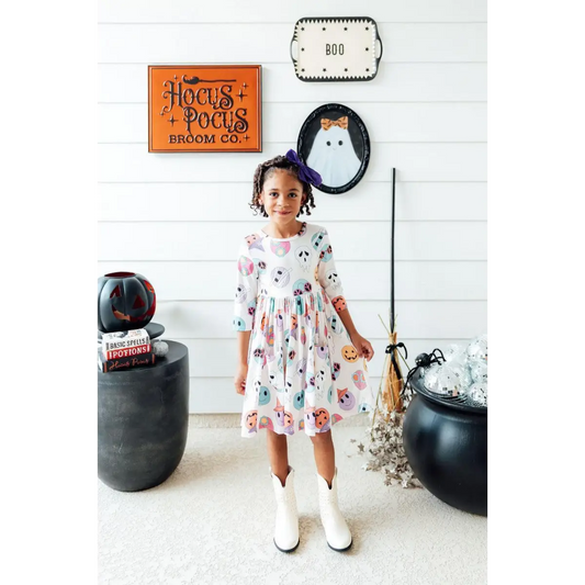 Pocket Twirl Dress - Monster Mash - Halloween - Mila & Rose ®