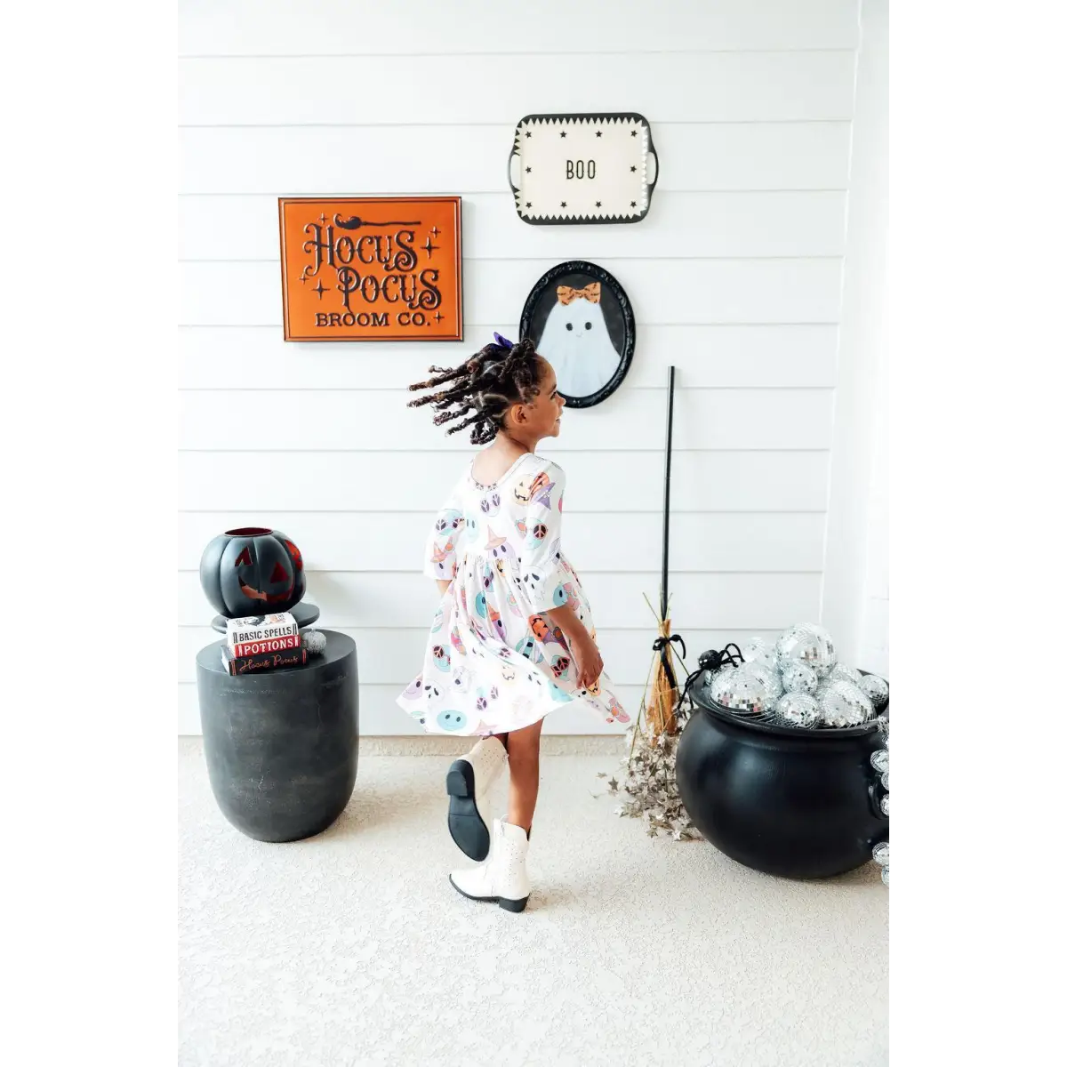 Pocket Twirl Dress - Monster Mash - Halloween - Mila & Rose ®