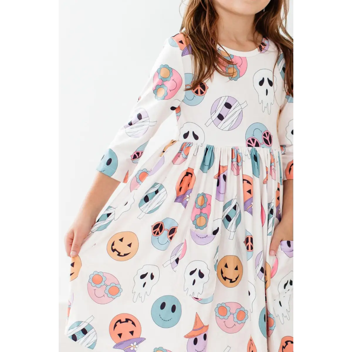 Pocket Twirl Dress - Monster Mash - Halloween - 6-12M - Mila & Rose ®