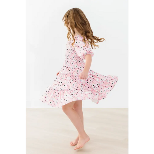 SALE Whimsical Wildflowers Smocked Ruffle Dress - Mila & Rose ®