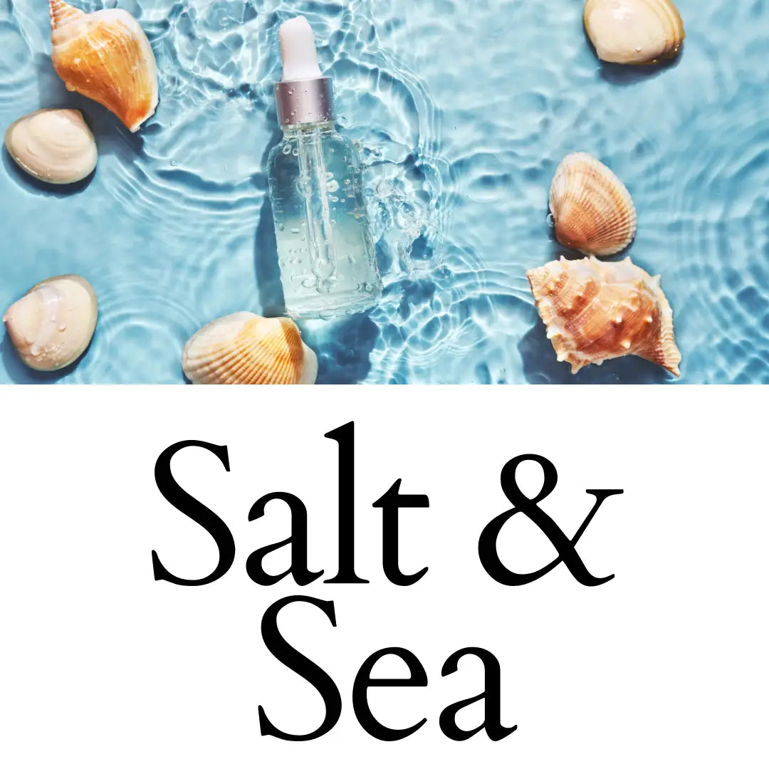 Car Freshener - Salt & Sea - Glass Bottle 8ml - Charmed Harvest